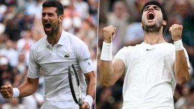 Carlos Alcaraz Wins Wimbledon: రెండోసారి వింబుల్డ‌న్ మెన్స్ టైటిల్ సొంతం చేసుకున్న యువ సంచ‌న‌లం,  ఒకే ఏడాది మ‌ట్టి కోర్టులో, గ్రాస్ కోర్టులో  గెలిచిన కార్లోస్ అల్క‌రాజ్