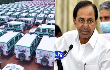 Telangana: 466 ఎమర్జెన్సీ వాహనాలను జెండా ఊపి ప్రారంభించిన సీఎం కేసీఆర్‌, అమ్మ ఒడి, అంబులెన్స్‌, పార్థివదేహాల తరలింపు వాహనాలు లాంచ్