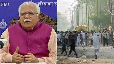 Haryana Violence: హర్యానా మత ఘర్షణల్లో ఆరు మంది మృతి, 116 మందిని అరెస్ట్ చేశామని తెలిసిన సీఎం ఖట్టర్, పరిస్థితి అదుపులో ఉందని వెల్లడి