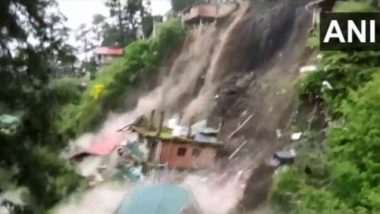Shimla Landslide: వీడియో ఇదిగో, కొండచరియలు విరిగిపడటంతో కుప్పకూలిన కొండపైన ఉన్న ఇళ్లు, హిమాచల్ ప్రదేశ్‌లో 66 మంది మృతి