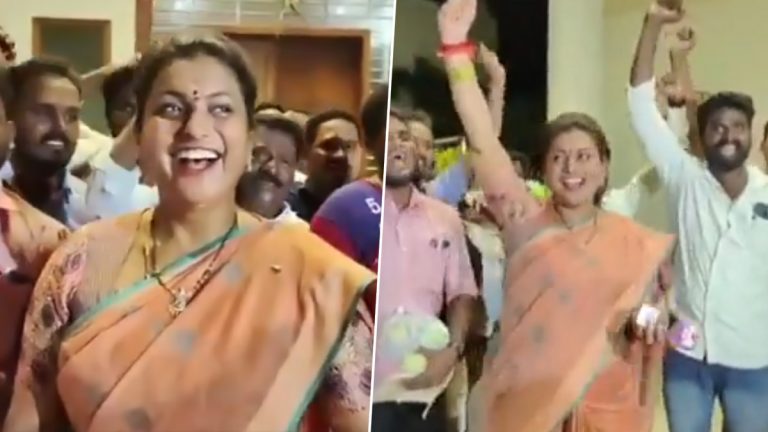 Roja Celebrations: చంద్రబాబు అరెస్టుతో స్వీట్లు పంచుకుని సంబరాలు చేసుకున్న మంత్రి రోజా