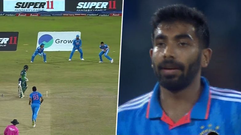 India vs Pakistan, World cup, Viral Video: బూమ్రా దెబ్బకు పాకిస్థాన్ 7 వికెట్ ఔట్, స్టంప్స్ గాల్లో ఎలా ఎగిరాయో వీడియోలో చూడండి....