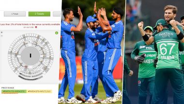 ICC 2023 ODI World Cup: భారత్ - పాకిస్థాన్‌ మ్యాచ్‌ చూడాలంటే టికెట్ ఖరీదు రూ.57 లక్షలు, ప‌ట్ట‌ప‌గ‌లే దోపిడీకి పాల్ప‌డుతున్నార‌ంటూ బీసీసీఐపై మండిపడుతున్న క్రికెట్ అభిమానులు