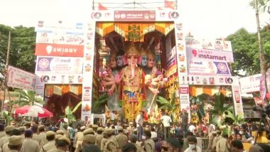 Khairatabad Ganesh Immersion: ఖైరతాబాద్‌ వినాయకుడు నిమజ్జనం పూర్తి వివరాలు ఇవిగో, ఈ రోజు అర్థరాత్రి 12 గంటలకు మహా గణపతికి చివరి పూజ