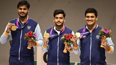 Asian Games 2023: ఆసియాక్రీడలు-2023లో భారత్‌ తొలి గోల్డ్‌మెడల్‌, పురుషుల 10 మీటర్ల ఎయిర్ రైఫిల్ టీమ్ ఈవెంట్‌లో స్వర్ణం