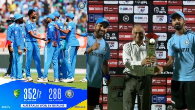 IND vs AUS ODI Series: చివరి వన్డేలో టీమిండియా ఓటమి, 2-1తో సిరీస్ భారత్ కైవసం..