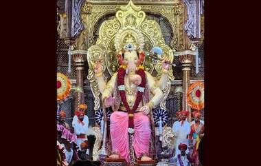 Ganesh Chaturthi 2023: ఛత్రపతి శివాజీ మహారాజ్ సింహాసనంపై వినాయకుడు, ముంబైలో ఫేమస్ అయిన లాల్‌బౌచ రాజా విగ్రహం ఫస్ట్ లుక్ ఇదిగో..