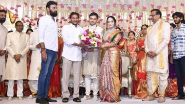 CM YS Jagan in Kodali Nani Niece Wedding: వీడియో ఇదిగో, కొడాలి నాని మేనకోడలు పెళ్లికి హాజరైన సీఎం జగన్, వధూవరులను ఆశీర్వదించిన ఏపీ ముఖ్యమంత్రి