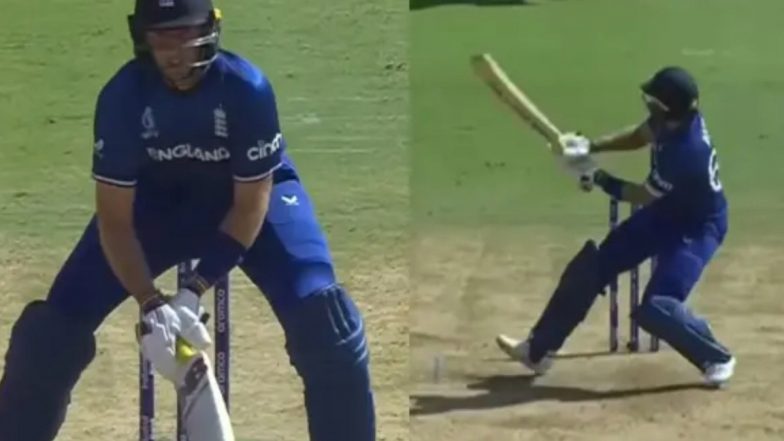 Joe Root Dismissal Video: జో రూట్ క్లీన్ బౌల్డ్ వీడియో ఇదిగో, ఫిలిప్స్‌ బౌలింగ్‌లో రివర్స్‌ స్వీప్‌ షాట్ ఆడి భారీ మూల్యం చెల్లించుకున్న ఇంగ్లండ్ ఆటగాడు