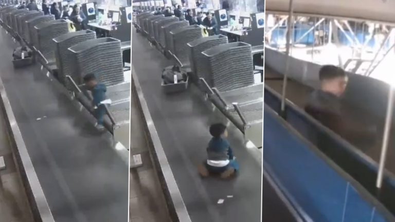 Child Rides On Conveyor Belt: ఎయిర్‌ పోర్ట్‌ లోని కన్వేయర్ బెల్ట్‌ పై బాలుడు రైడ్‌.. వీడియో వైరల్‌