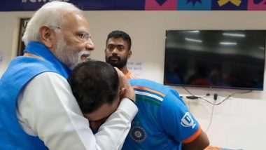 PM Modi Hugs Mohammed Shami: మహ్మద్ షమీని ఆప్యాయంగా గుండెలకు హత్తుకున్న ప్రధాని మోదీ,ఒక్కసారిగా ఎమోషనల్ అయిన భారత స్టార్ పేసర్