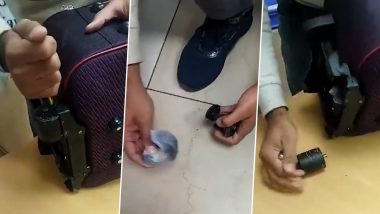 Viral Video: వామ్మో ఇదేమి తెలివి.. ట్రాలీ బ్యాగ్ చక్రాల్లో లక్షలు విలువ చేసే విదేశీ కరెన్సీ, విదేశాల నుంచి తీసుకువస్తుండగా పట్టుకున్న సీఐఎస్‌ఎఫ్