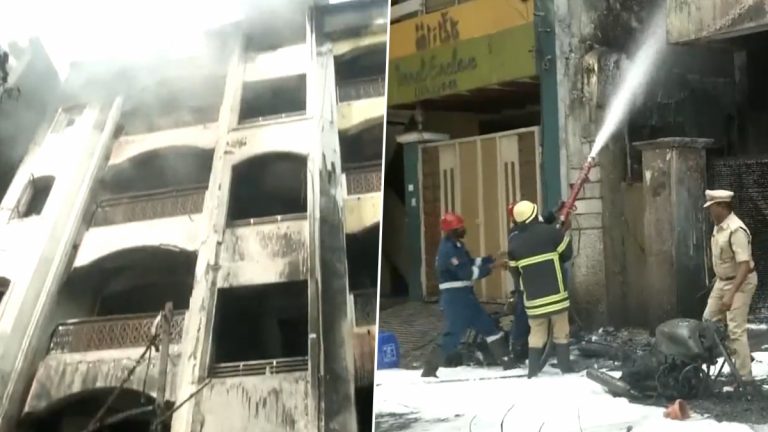 Hyderabad Fire: నాంపల్లిలో ఘోర అగ్ని ప్రమాదం, మంటల్లో ఆరుగురు సజీవ దహనం, మృతుల సంఖ్య మరింతగా పెరిగే అవకాశం, కెమికల్‌ గోదాంలో ఒక్కసారిగా ఎగసిన మంటలు