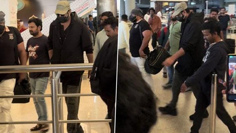 Prabhas: మోకాలీ సర్జరీ తర్వాత ఇటలీ నుంచి హైదరాబాద్‌కు తిరిగొచ్చిన ప్రభాస్.. ఫోటోస్ వైరల్
