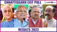 Chhattisgarh Exit Poll 2023 Results: ఛత్తీస్‌గఢ్‌లో హంగ్ వస్తుందంటున్న ఇండియా టుడే, ఏ పార్టీకి రాని పూర్తి మెజారీటీ, 40 నుంచి 50 సీట్లతో అతి పెద్ద పార్టీగా అవతరించనున్న కాంగ్రెస్ పార్టీ