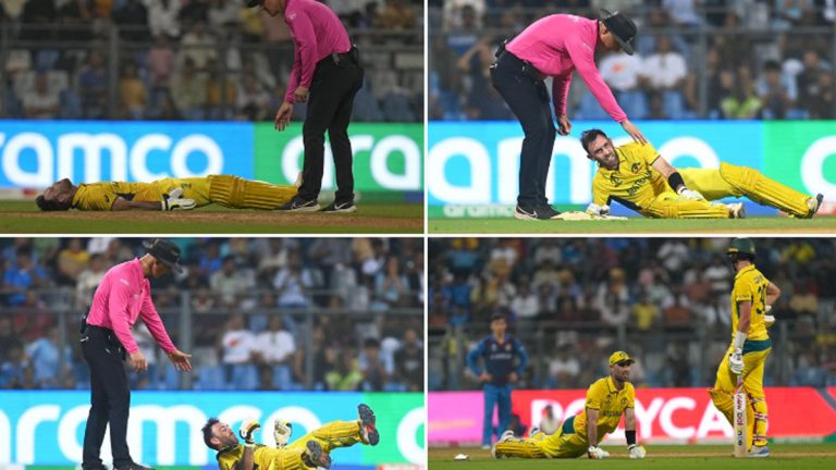 Glenn Maxwell Injury Photos: కాలి నొప్పితో గ్లెన్‌ మాక్స్‌వెల్‌ మైదానంలో ఎంత విలవిలలాడాడో ఈ ఫోటోలు చూస్తే తెలుస్తుంది, సెల్యూట్ టూ ఆస్ట్రేలియా ఆల్‌రౌండర్‌