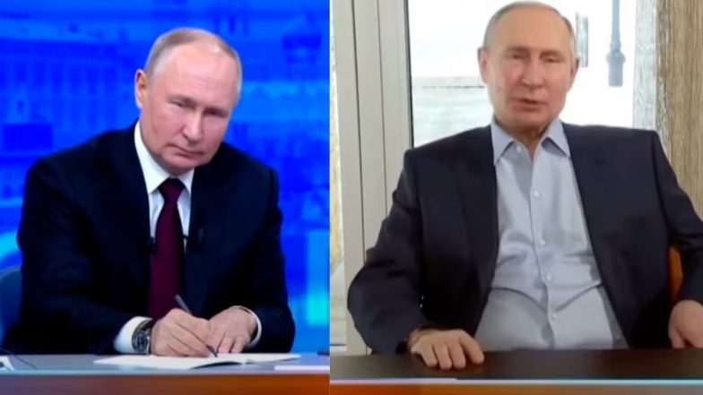 Putin Confronts His AI Double: వీడియో ఇదిగో, లైవ్‌లో అచ్చం తన లాంటి మరో వ్యక్తిని చూసి షాక్ తిన్న పుతిన్‌, తర్వాత ఏం చేశారంటే..