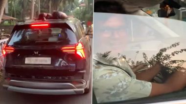 Goa Horror: వీడియో ఇదిగో, వేగంగా కదులుతున్న SUV కారు పైన నిద్రపోతున్న ఇద్దరు చిన్నారులు, తల్లిదండ్రులపై మండిపడుతున్న నెటిజన్లు