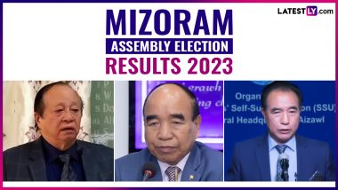 Mizoram Election Results 2023: మిజోరాం ఎన్నికల ఫలితాలు, అధికార పార్టీ ఎంఎన్‌ఎఫ్‌కు బిగ్ షాక్, అధికార ఏర్పాటుకు కావాల్సిన మెజారిటీని సాధించిన జడ్‌పీఎం, ఓడిపోయిన సీఎం జోర‌మ‌తంగ