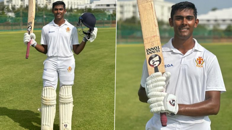 U-19 Cooch Behar Trophy: దేశీయ టోర్నీలో 400 పరుగులు సాధించి కొత్త రికార్డు క్రియేట్ చేసిన కర్ణాటక ఆటగాడు ప్రఖర్ చతుర్వేది
