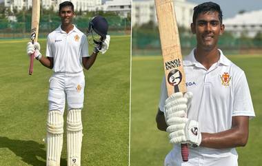 U-19 Cooch Behar Trophy: దేశీయ టోర్నీలో 400 పరుగులు సాధించి కొత్త రికార్డు క్రియేట్ చేసిన కర్ణాటక ఆటగాడు ప్రఖర్ చతుర్వేది