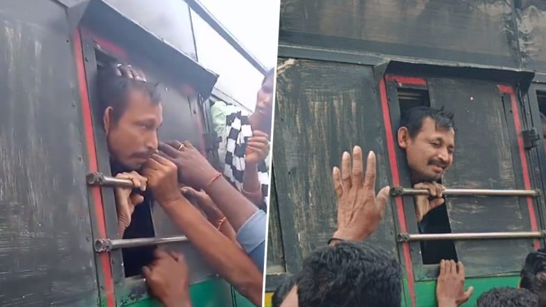 Andhra Pradesh: వీడియో ఇదిగో, బస్సు కిటికీలో ఇరుక్కుపోయిన ప్యాసింజర్ తల, 15 నిమిషాలు పాటు విలవిలలాడిన యువకుడు, స్థానికుల సహాయంతో తల బయటకు