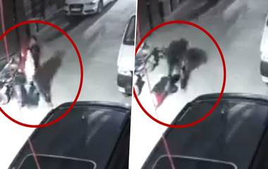 Robbery Caught on Camera: షాకింగ్ వీడియో ఇదిగో, వెనక నుంచి వచ్చి మహిళ గొంతు కోసి డబ్బులు దోచుకెళ్లిన దొంగ, ఢిల్లీలో ఒళ్లుగగుర్పొడిచే ఘటన