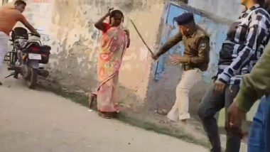 Cop Thrashes Dalit Woman: వీడియో ఇదిగో, దళిత మహిళని కర్రతో దారుణంగా చితకబాదిన పోలీస్ అధికారి,ఘటనపై విచారణకు ఆదేశించిన ఉన్నతాధికారులు
