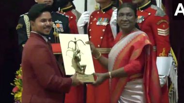 Ojas Pravin Deotale Received Arjuna Award: అర్జున అవార్డును అందుకున్న ఓజాస్ ప్రవీణ్ డియోటాలే, 2023 ప్రపంచ ఆర్చరీ ఛాంపియన్‌షిప్‌లో భారత్‌కు స్వర్ణం అందించిన స్టార్