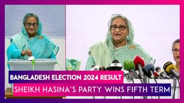 Bangladesh Election 2024 Result: బంగ్లాదేశ్ ప్రధాని పీఠంపై 5వ సారి షేక్‌ హసీనా, సార్వత్రిక ఎన్నికల్లో భారీ మెజారిటీ సాధించిన అవామీ లీగ్‌