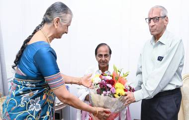 Former Governor Narasimhan Met Kcr: మాజీ సీఎం కేసీఆర్&zwnj;ని కలిసిన మాజీ గవర్నర్ ఈఎస్ఎల్ నరసింహన్