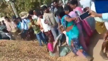 Groundnut Farmers Protest: అచ్చంపేట మార్కెట్‌ కమిటీ చైర్‌పర్సన్‌పై దాడి చేసిన వేరుశెనగ రైతులు, గిట్టుబాటు ధర కల్పించాలని డిమాండ్
