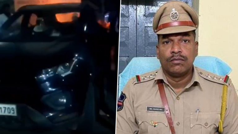 Hyderabad Accident: హైదరాబాద్‌ లో రోడ్డు ప్రమాదం.. బైక్‌ పై వెళుతున్న సీఐ దుర్మరణం..  ఎస్సైకి గాయాలు