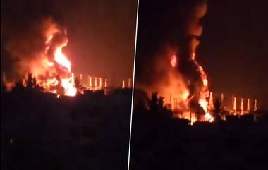 Siddipet Fire Video: సిద్దిపేటలో భారీ అగ్నిప్రమాదం, 132 కేవీ సబ్ స్టేషన్‌లో ట్రాన్స్‌పార్మర్‌ పేలి ఎగసిన మంటలు