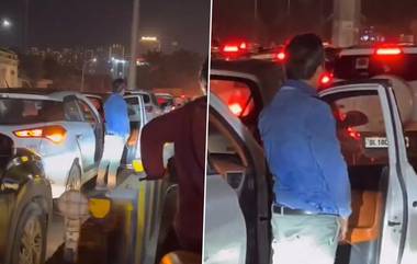 Man Urinates at Car Door: పుల్లు ట్రాఫిక్ జాం, మూత్రం ఆపుకోలేక కారు డోర్ ఓపెన్ చేసి దాని మీదనే పోసిన యజమాని, సోషల్ మీడియాలో వీడియో వైరల్