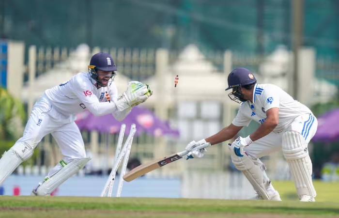 Rohit Sharma Dismissal Video: బంతిని అంచనా వేయకుండా ఫ్రంట్‌ ఫుట్‌కు వచ్చి వికెట్ సమర్పించుకున్న రోహిత్ శర్మ, వీడియో ఇదిగో..