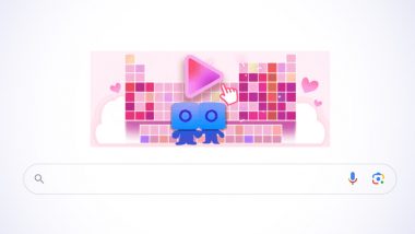 Valentine's Day 2024 Google Doodle: ప్రేమికుల దినోత్సవం 2024 గూగుల్ డూడుల్ ఇదిగో, "పింక్ అండ్ బ్లూ కలర్ డూడుల్ షేర్ చేసిన టెక్ దిగ్గజం