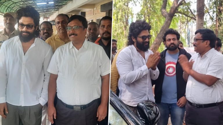 Allu Arjun in Khairatabad RTO office: ఇంటర్నేషనల్ డ్రైవింగ్ లైసెన్స్ కోసం ఖైరతాబాద్ ఆర్టీఓ కార్యాలయానికి అల్లు అర్జున్, పుష్ప 2 కోసమేనని వార్తలు