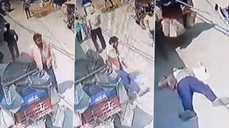 Sudden Death Caught on Camera: వీధిలో నడుస్తూ గుండె పట్టుకుని కుప్పకూలిన బాటసారి, షాకింగ్ సీసీ పుటేజీ వీడియో ఇదిగో..