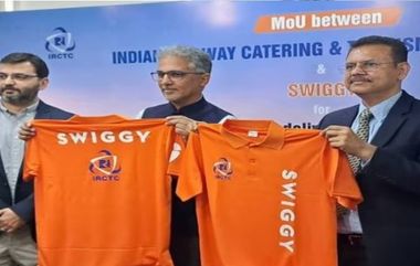 IRCTC Joins Hands With Swiggy: రైలు ప్రయాణికులకు గుడ్ న్యూస్, రైళ్లలో ఫుడ్ డెలివరీ చేయడానికి ఐఆర్‌సీటీసీతో చేతులు కలిపిన స్విగ్గీ