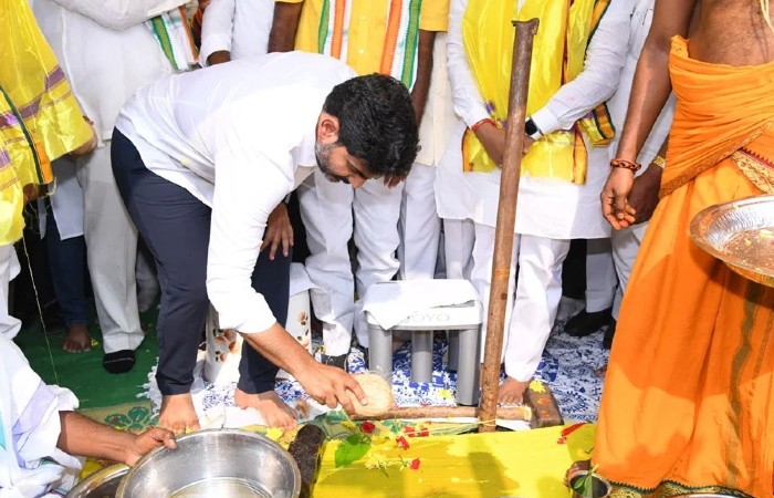 TDP Chilakaluripet Sabha: బొప్పూడిలో భూమి పూజ చేసిన నారా లోకేష్, ఈ నెల 17న మూడు పార్టీల భారీ బహిరంగ సభ, హాజరుకానున్న ప్రధాని మోదీ