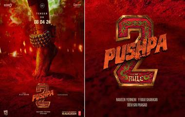 Pushpa 2 – The Rule: మాస్ జాత‌ర‌కు బీ రెడీ! అల్లు అర్జున్ బ‌ర్త్ డే సంద‌ర్భంగా క్రేజీ అప్ డేట్ ఇవ్వ‌నున్న పుష్ఫ‌-2 మూవీ టీం, మైత్రీ మూవీ మేక‌ర్స్ ట్వీట్ చేసిన పోస్ట‌ర్ చూసేయండి!