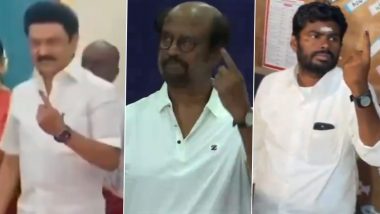 India Elections 2024: ఓటు హక్కు వినియోగించుకున్న తమిళనాడు సీఎం స్టాలిన్, నటులు రజినీకాంత్, అజిత్ (వీడియోలు)
