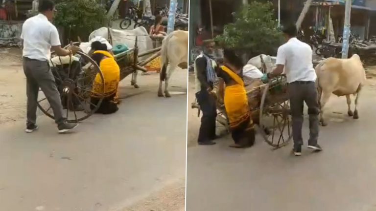 Viral Video: రైతన్నకు సహాయం చేసిన పోలీసన్న.. నెట్టింట్ల ప్రశంసల వర్షం.. అసలేమైంది?