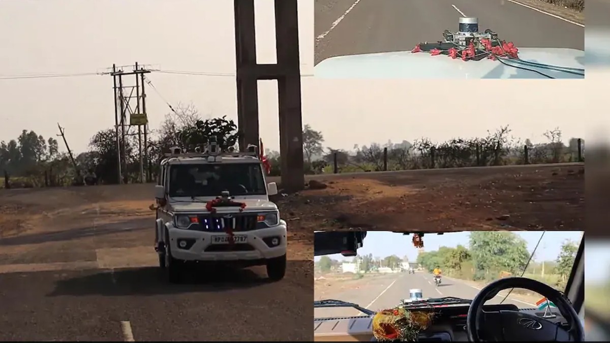 Autonomous Driving On Indian Roads: భారత్ రోడ్ల మీద రయ్ మంటూ చక్కర్లు కొడుతున్న డ్రైవర్‌లెస్‌ కారు, వీడియో ఇదిగో..