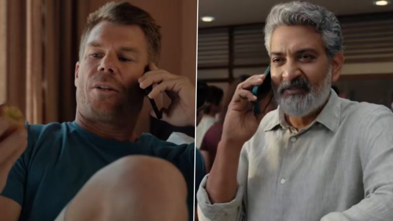 SS Rajamouli-David Warner: డేవిడ్ వార్నర్‌తో దర్శకధీరుడు రాజమౌళి సినిమా, సోషల్ మీడియాలో వైరల్ అవుతున్న వీడియో ఇదిగో.. షేర్ చేసిన క్రెడ్ యాప్