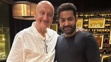 Anupam Kher Meets Jr NTR: ఇద్దరూ కలిసి నటిస్తున్నారా, జూనియర్ ఎన్టీఆర్‌తో అనుపమ్‌ఖేర్‌ ఫోటో వైరల్, పొగడ్తలతో ఇరువురు హీరోలు ట్వీట్