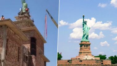 Statue Of Liberty in Punjab: అమెరికాలోనే కాదు.. పంజాబ్‌ లోనూ స్టాట్యూ ఆఫ్‌ లిబర్టీ.. వీడియో ఇదిగో!