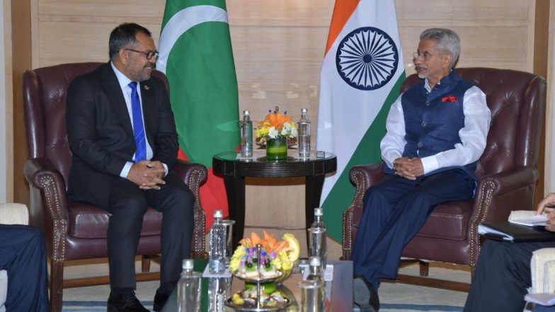 India-Maldives Row: భారత్‌పై ఇంకెప్పుడు అలాంటి వ్యాఖ్యలు రిపీట్ కానివ్వం, గత పరిణామాలపై పశ్చాత్తాపం వ్యక్తం చేసిన మాల్దీవులు ప్రభుత్వం, జై శంకర్ తో మాల్దీవుల విదేశాంగ మంత్రి మూసా జమీర్ భేటీ