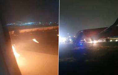 Air India Express Catches Fire: బెంగళూరు నుంచి కొచ్చి బయలుదేరిన ఎయిర్ ఇండియా ఎక్స్‌ ప్రెస్  విమానం ఇంజిన్‌ లో ఆకస్మిక మంటలు.. తప్పిన పెను ప్రమాదం.. వీడియో ఇదిగో!